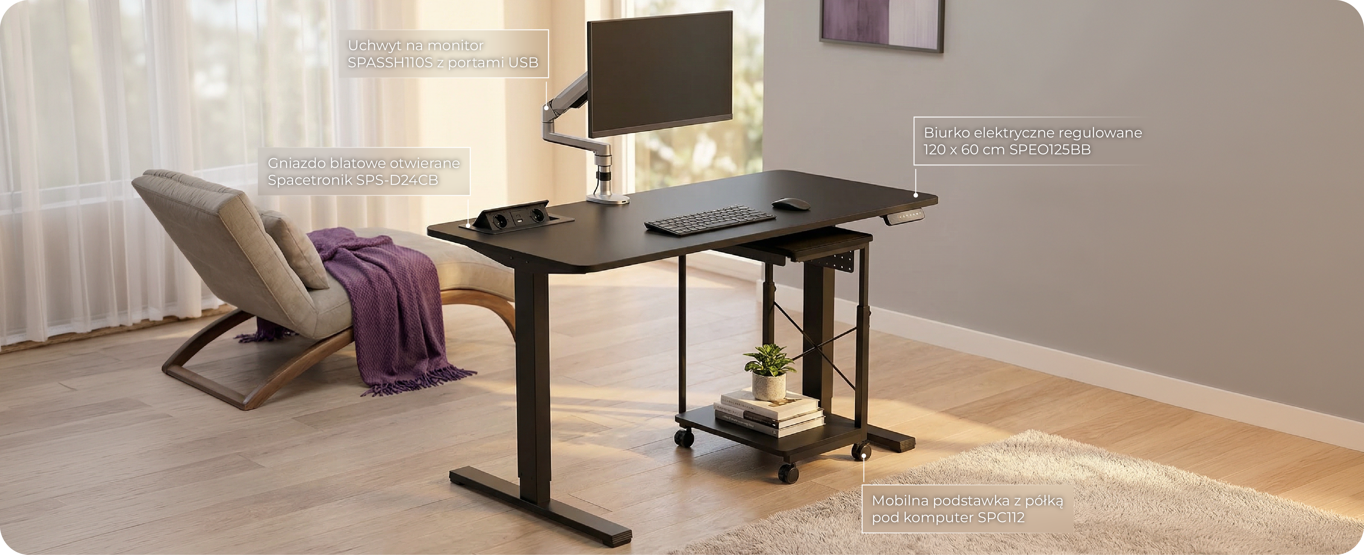 Spacetronik Büro-Möbelset